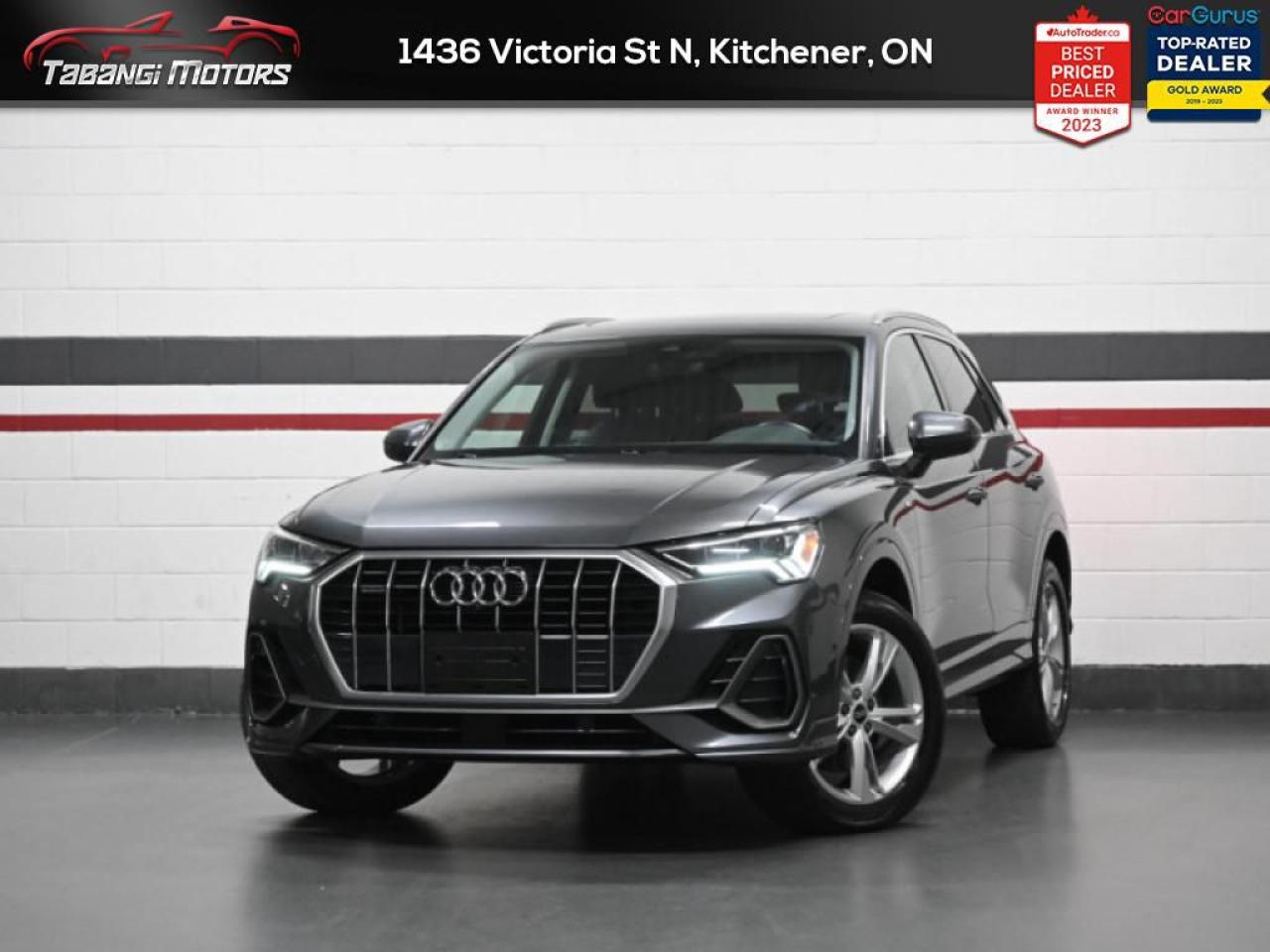 Used 2021 Audi Q3 Technik  S-Line Digital Dash Ambient Light 360CAM Navigation Panoramic Roof for sale in Mississauga, ON
