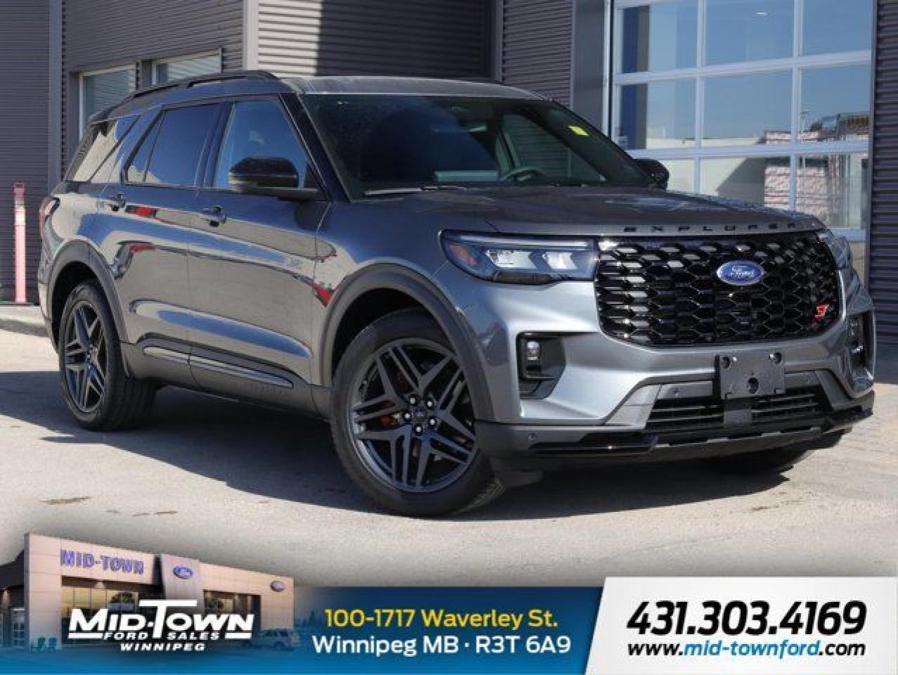 New 2025 Ford Explorer ST | Power Liftgate | Lane Keep Assist for sale in Winnipeg, MB