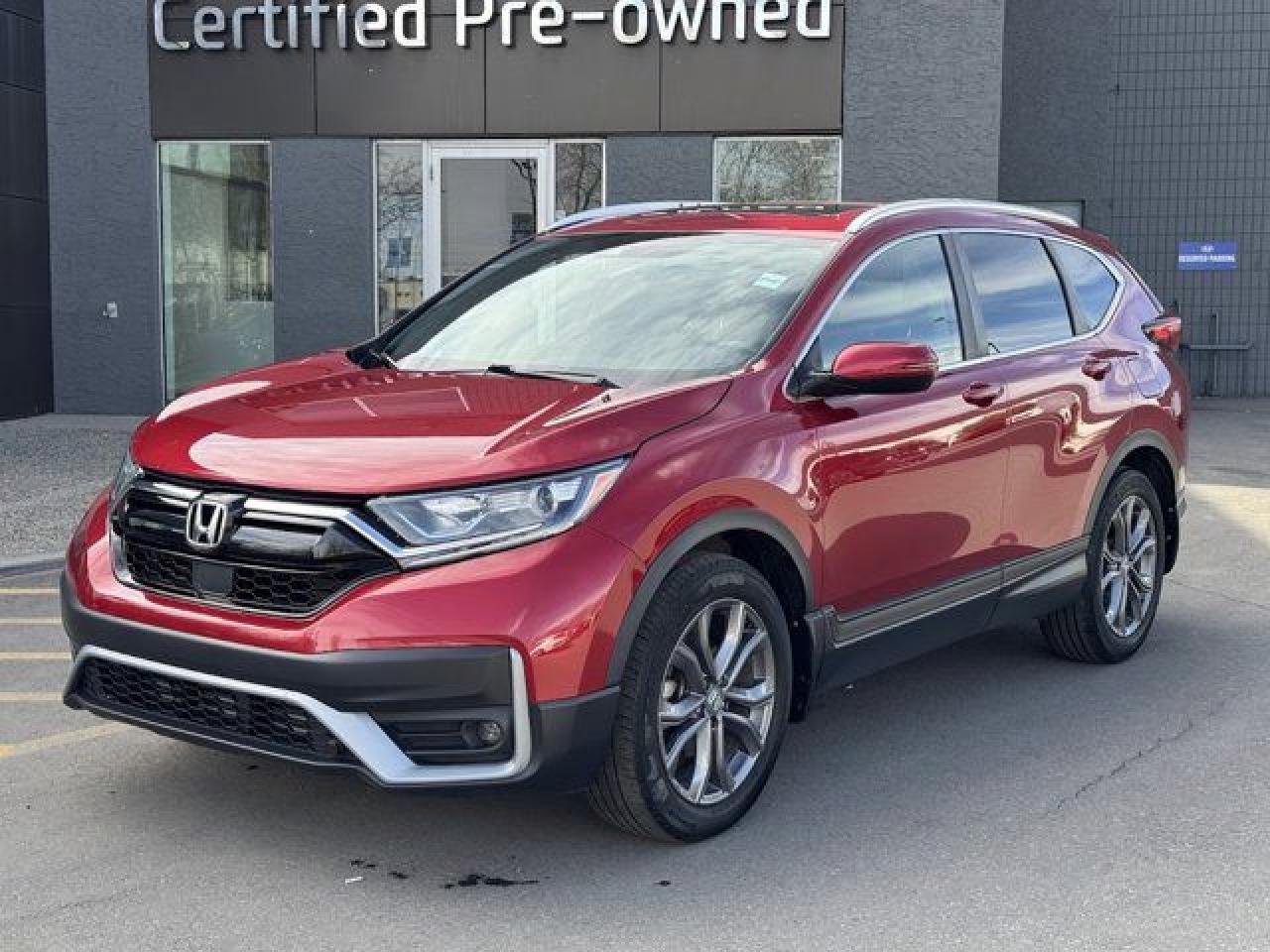 Used 2021 Honda CR-V SPORT w/ TURBO / LEATHER / SUNROOF for sale in Calgary, AB