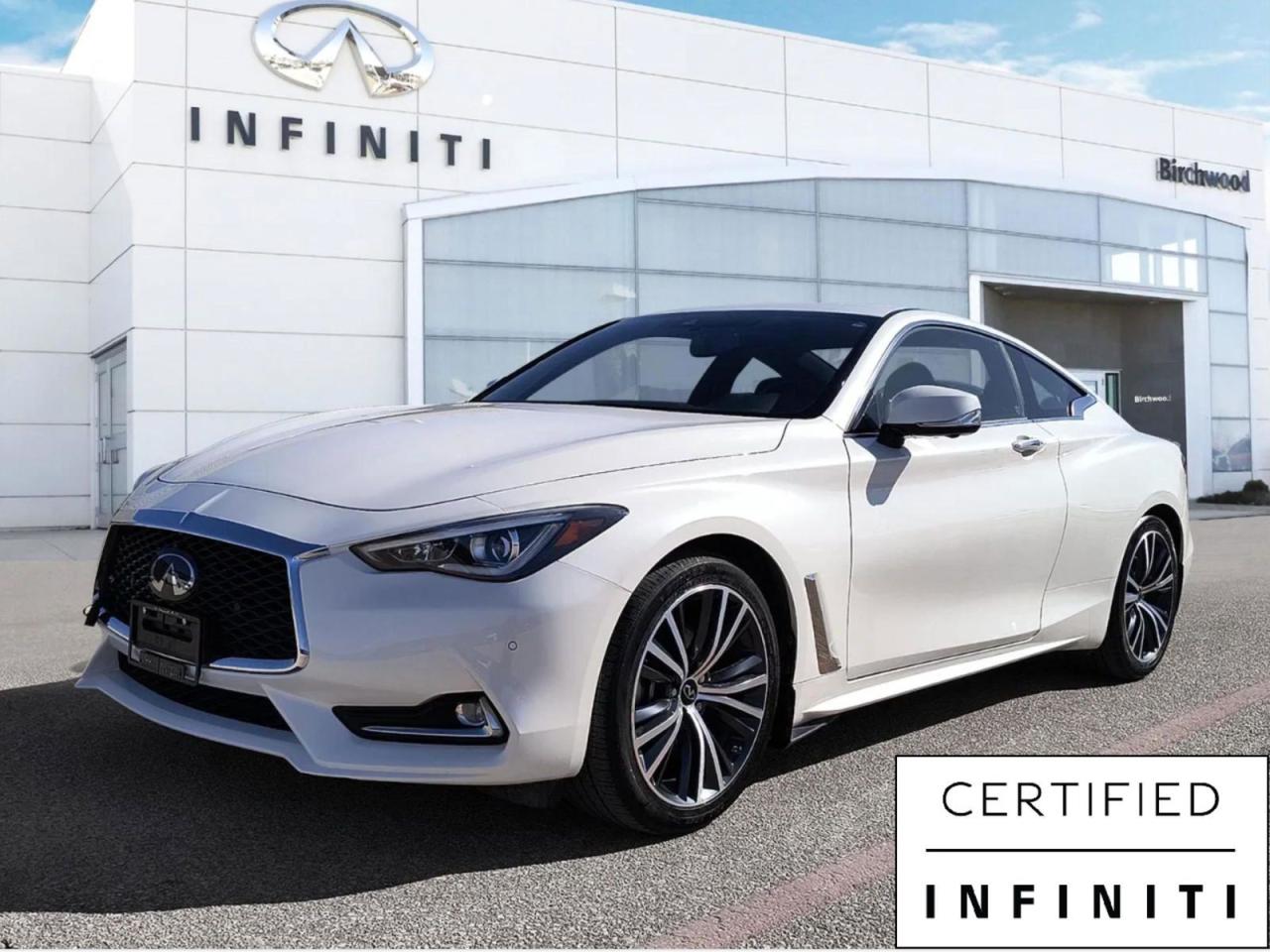Used 2021 Infiniti Q60 LUXE Accident Free | Locally Owned | Low KM's for sale in Winnipeg, MB