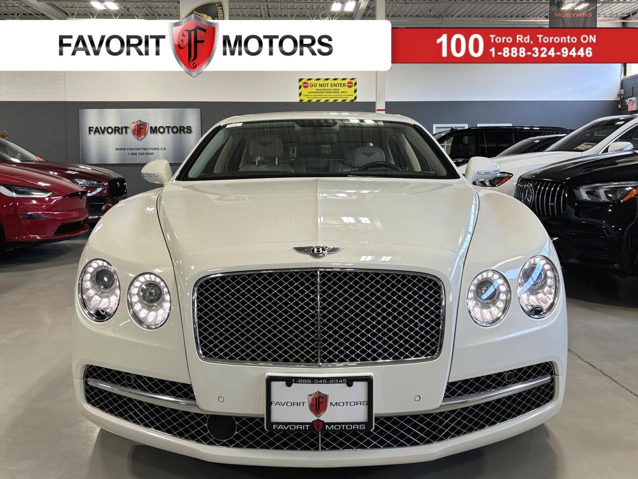 **SPRING SPECIAL!** - - > | NO LUXURY TAX | < - - FEATURING : 6.0L TWIN TURBO W12 POWERED, AWD, MASSAGE SEATS, POWER REAR RECLINING SEATS,  REAR FOLDING TRAYS, REAR PASSENGER REMOVABLE TOUCHSCREEN REMOTE CONTROL, SUNROOF, BREITLING ANALOG CLOCK, HEIGHT ADJUSTABLE SUSPENSION, MULTI SUSPENSION MODES, SPORT MODE, PUSH TO START, HIGHLY LOADED, EXTREMELY CLEAN! FINISHED IN WHITE ON MATCHING CREAM INTERIOR, BENTLEY CROSS STITCHED LEATHER SEATS, HEATED/COOLED SEATS, REAR HEATED/COOLED SEATS, NAVIGATION SYSTEM, BACKUP CAMERA, PARKING SENSORS, AM, FM, SATELLITE, CD, HDD, SDCARD, AUX, BLUETOOTH, PREMIUM BENTLEY CHROME ALLOYS, BENTLEY BRAKES, STEERING WHEEL CONTROLS, PREMIUM NAIM FOR BENTLEY SOUND SYSTEM, POWER OPTIONS, POWER TRUNK, POWER WINDOW SHADES, AND MUCH MORE!!!

**As per OMVIC regulations, this vehicle is not drivable, not certified and not e-tested. Certification is available for $899.** All our vehicles are in excellent condition and have been fully inspected by an in-house licensed mechanic.

The advertised price is a finance only price, if you wish to purchase the vehicle for cash additional $2,000 surcharge will apply. Applicable prices and special offers are subject to change with or without notice and shall be at the full discretion of Favorit Motors.
