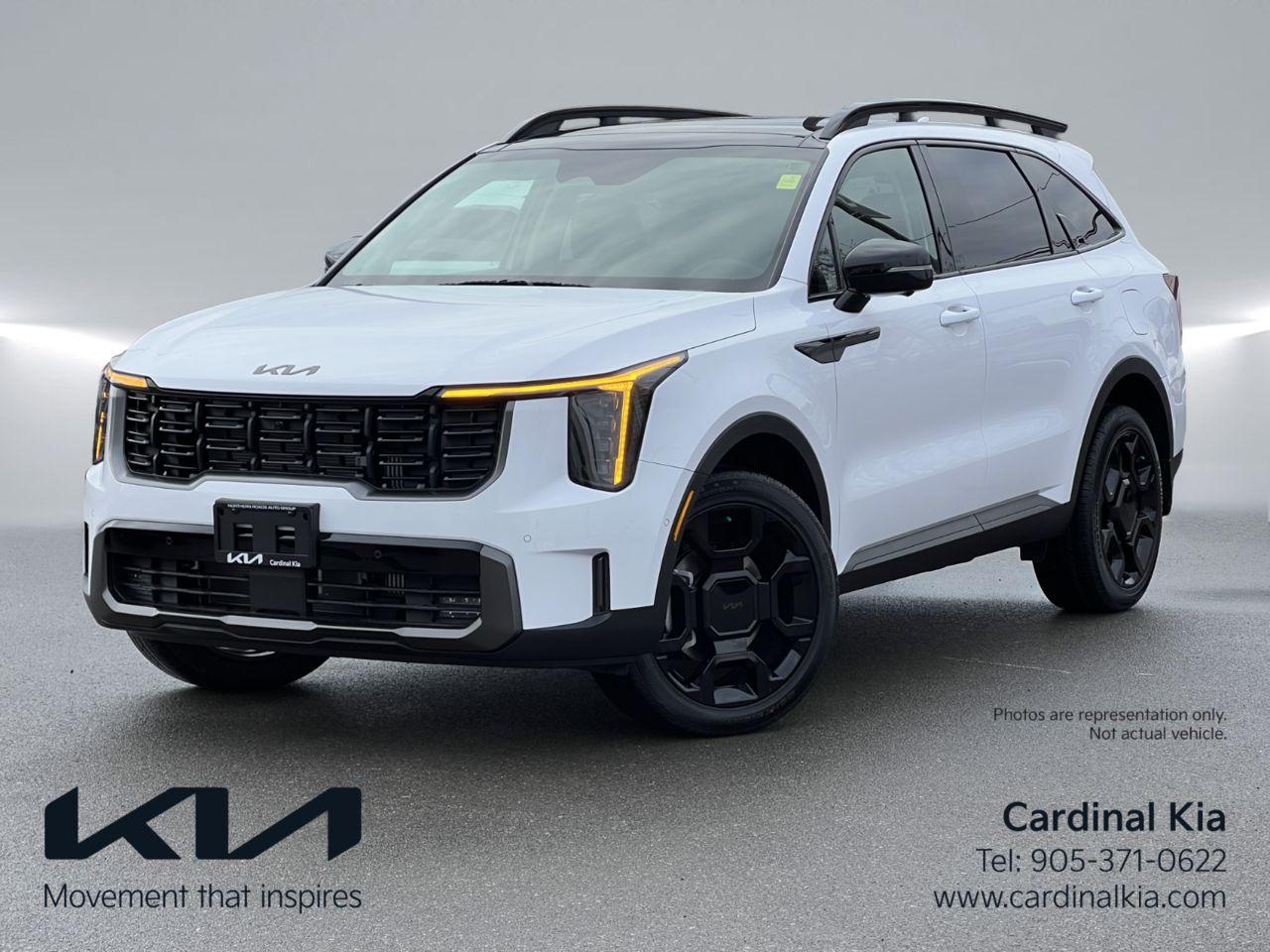 New 2025 Kia Sorento X-Line Limited Black Interior for sale in Niagara Falls, ON