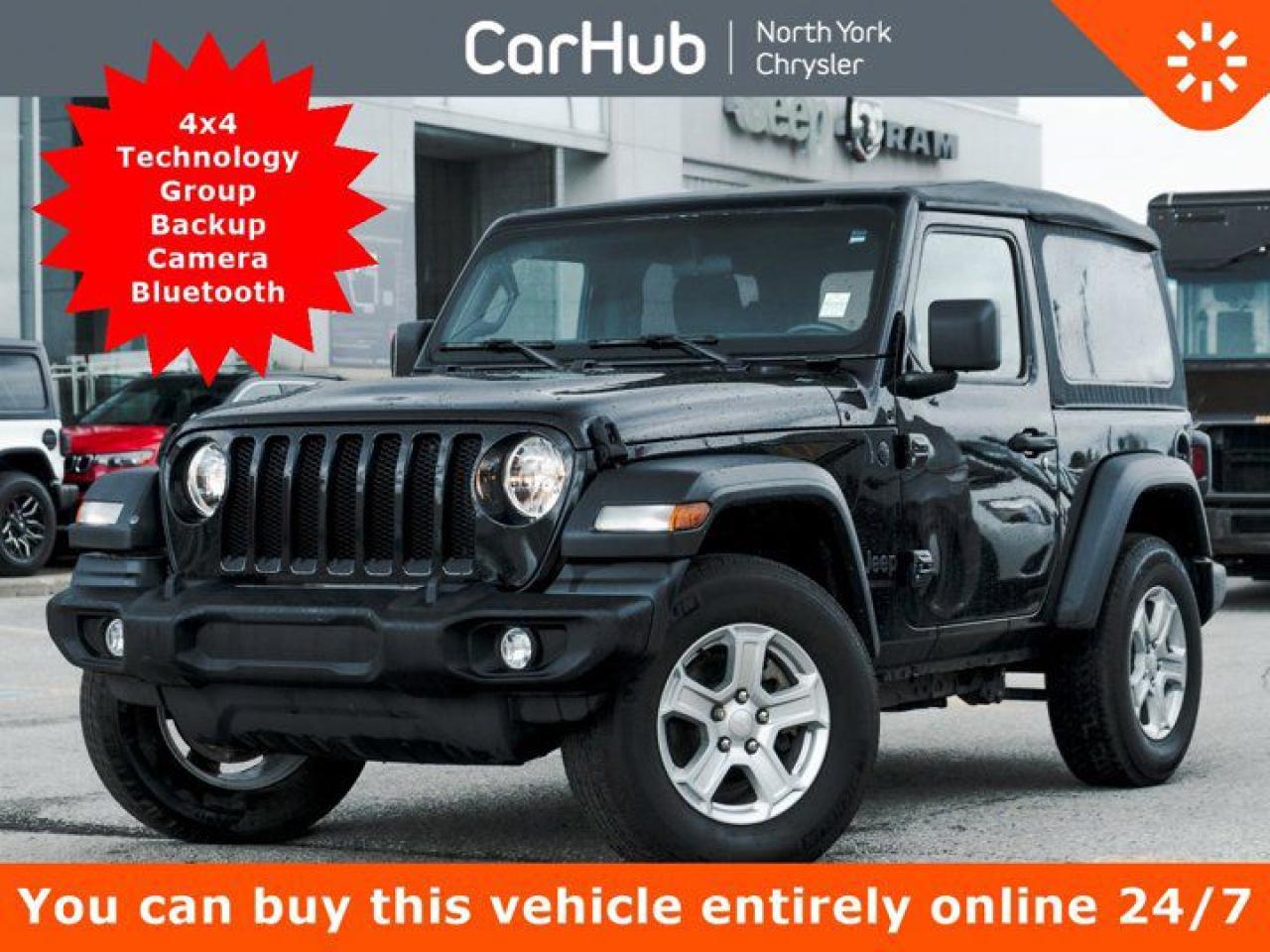 Used 2022 Jeep Wrangler Sport S 4x4 Technology Group Backup Cam Bluetooth for sale in Thornhill, ON