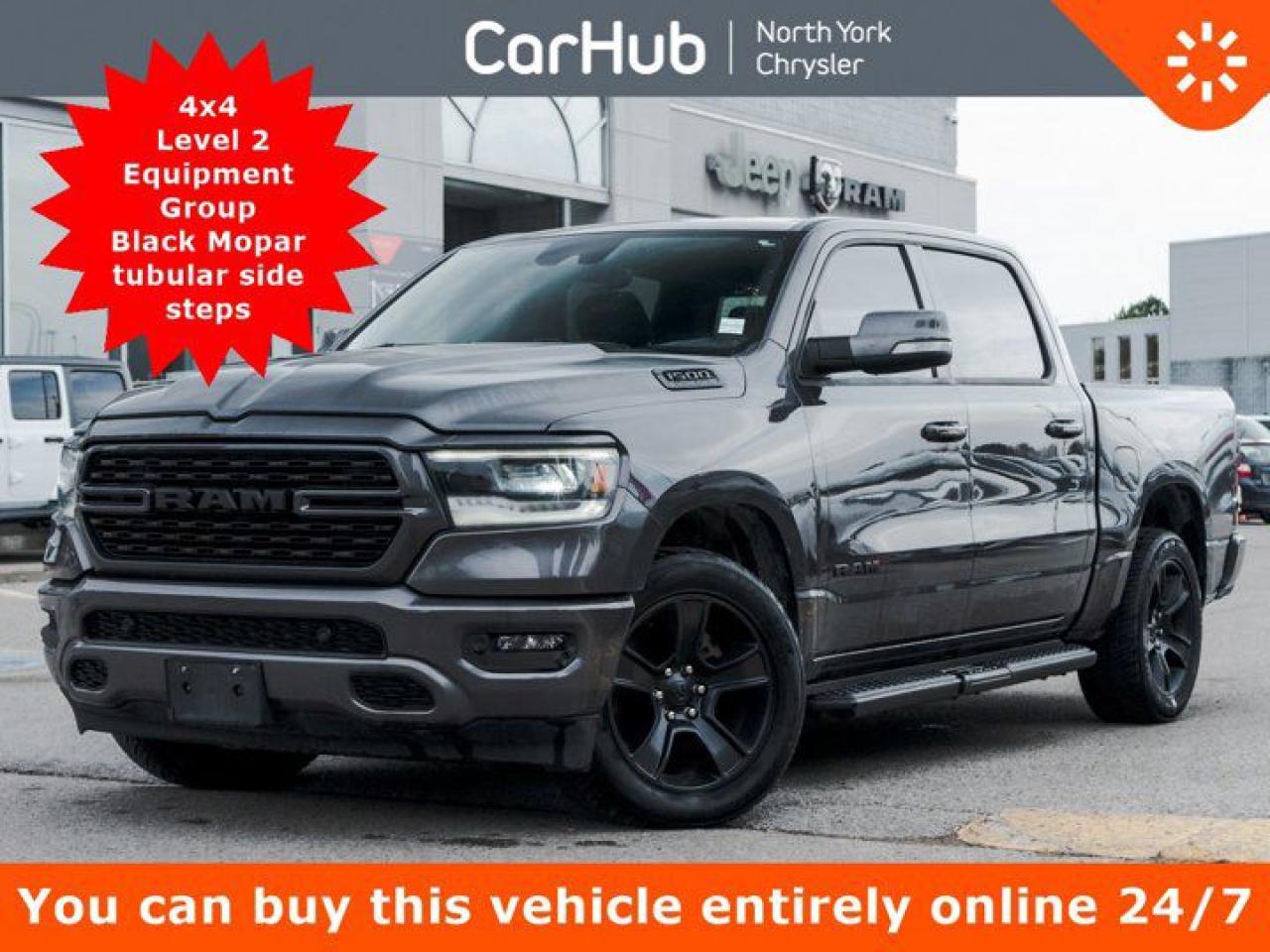 Used 2022 RAM 1500 Sport 4x4 Level 2 Equipment Group   Black Mopar tubular side steps for sale in Thornhill, ON