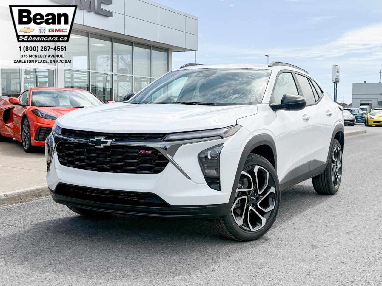New 2025 Chevrolet Trax 2RS 1.2L 3 CYL WITH REMOTE START/ENTRY, HEATED SEATS, HEATED STEERING WHEEL, APPLE CARPLAY AND ANDROID AUTO for sale in Carleton Place, ON