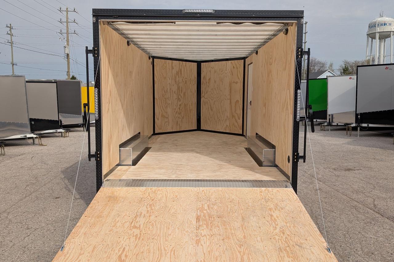 2025 Canadian Trailer Company 8.5X16 V-Nose Cargo Trailer Aluminum Tandem Axle Photo3