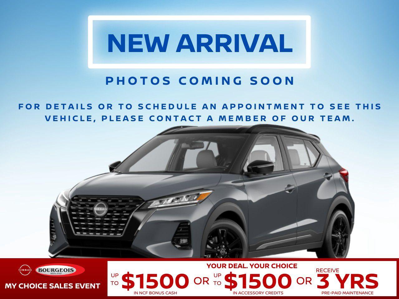 <p>Experience the sleek elegance and impressive performance of the New Nissan Kicks Play S FWD. Draped in a sophisticated black finish, this forward-wheel-drive SUV offers agile handling and a smooth ride, perfect for both city streets and highways.</p>  <p>The exterior is designed to turn heads, featuring refined lines and heated mirrors to combat Canada's cold winters. Step inside to discover a thoughtfully designed interior equipped with power windows and ample space for your adventures. Comfort meets practicality with amenities such as air conditioning to ensure a pleasant drive in any season.</p>  <p>Innovative technology transforms every journey with the convenience of a backup camera for easier parking and Bluetooth connection for hands-free chatting or streaming your favorite music. Safety is top-tier with advanced features like brake assist, lane assist, and parking sensors, ensuring peace of mind for both driver and passengers. Smart device integration keeps you seamlessly connected to your digital life, making every drive both safe and enjoyable.</p>  <p>This Nissan Kicks is an ideal choice for urbanites and small families looking for a reliable, stylish, and tech-savvy vehicle. Contact our dealership today for more details, and take the first step towards enjoying the wonders of driving the new Nissan Kicks Play S!</p> <p><strong>Why Choose the Bourgeois Auto Group?</strong></p><p>For 80 years, Bourgeois Auto Group has been delivering exceptional automotive experiences. Our factor trained teams work to ensure you receive the shopping experience you deserve; whether you're looking for a new or new-to-you vehicle.</p><p>Shop 24/7 with our online showroom and chat service, ensuring convenience every step of the way. No hidden fees, full disclosure, and every pre-owned vehicle comes with a Carfax® report for peace of mind.</p><p>We offer a wide selection of pre-owned vehicles, all competitively priced using real-time market data. Get the best deal on your purchase and trade-in with our free Live Market Analysis report.</p><p>Looking to sell your car? We buy any make or modelno purchase required. Our simple to use online trade valuation tool will provide you with a clear, transparent selling experience whether you buy our car or not.</p><p>Backed by hundreds dedicated employees across 4 convenient locations, were here to meet all your automotive needs. Visit us in Midland or Parry Sound and explore our inventory or schedule your next service today.</p> <p><strong>Financing Your Next Vehicle with Bourgeois Midland Nissan:</strong></p><p>At Bourgeois Midland Nissan, we make financing your next vehicle simple and stress-free! Our team works with trusted lenders to find flexible options tailored to your budget. Drive away with confidenceapply today!</p><p>Take advantage of our online pre-qualification tool, backed by Equifax and TD Bank to find the payment that works for you. Simply <a href=https://www.bourgeoisnissan.com/pre-qualify-for-financing/ rel=nofollow><strong>CLICK HERE</strong></a> to use our secure online credit tool with no impact to your credit.</p>