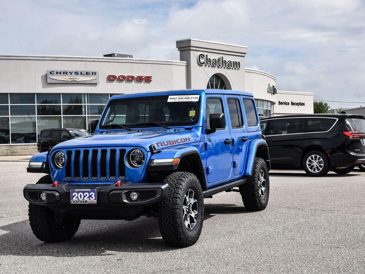 Used 2023 Jeep Wrangler Rubicon 4 Door 4x4 for sale in Chatham, ON
