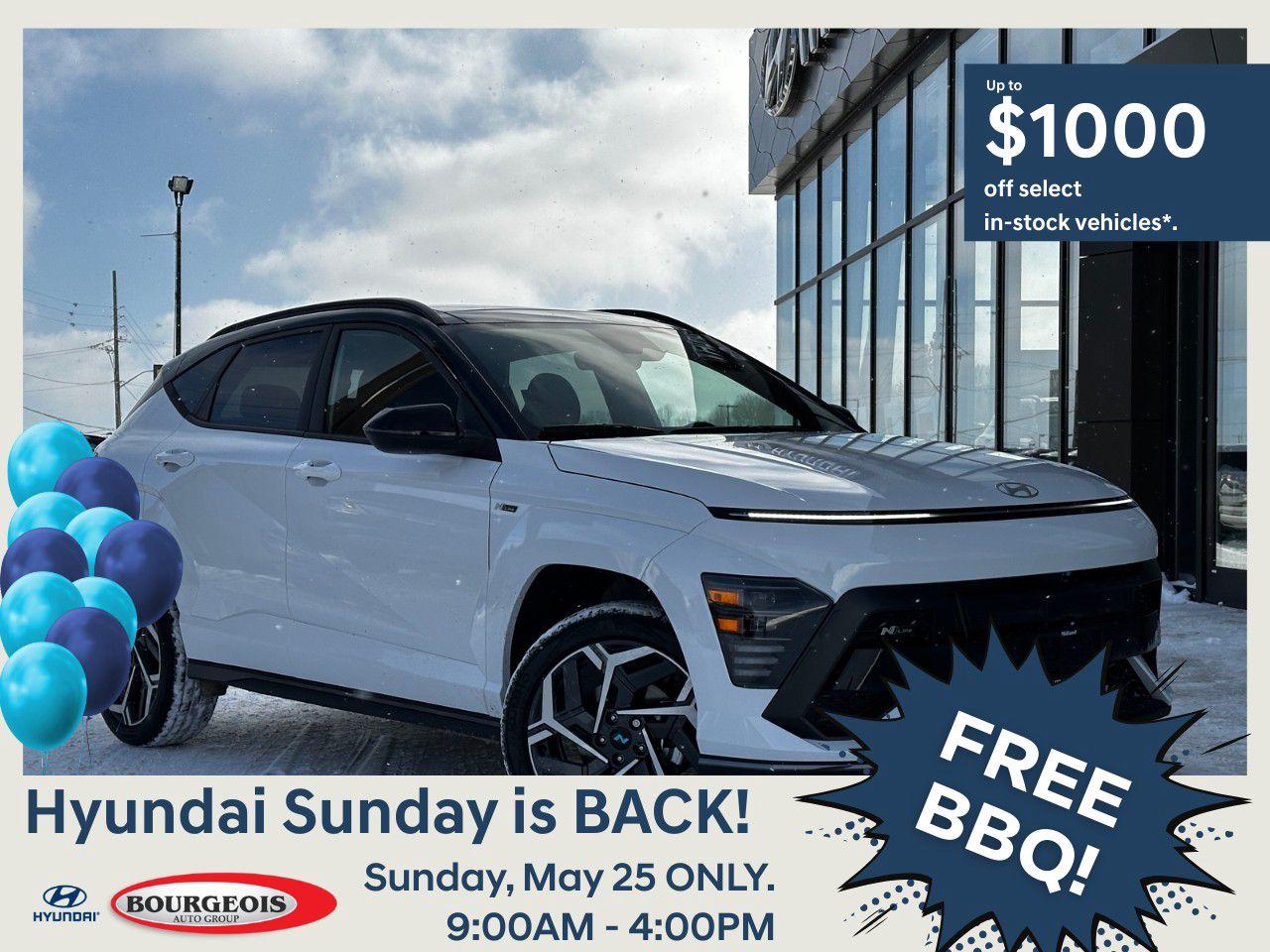 New 2025 Hyundai KONA 1.6T N Line Ultimate AWD w/Two-Tone Roof for sale in Midland, ON
