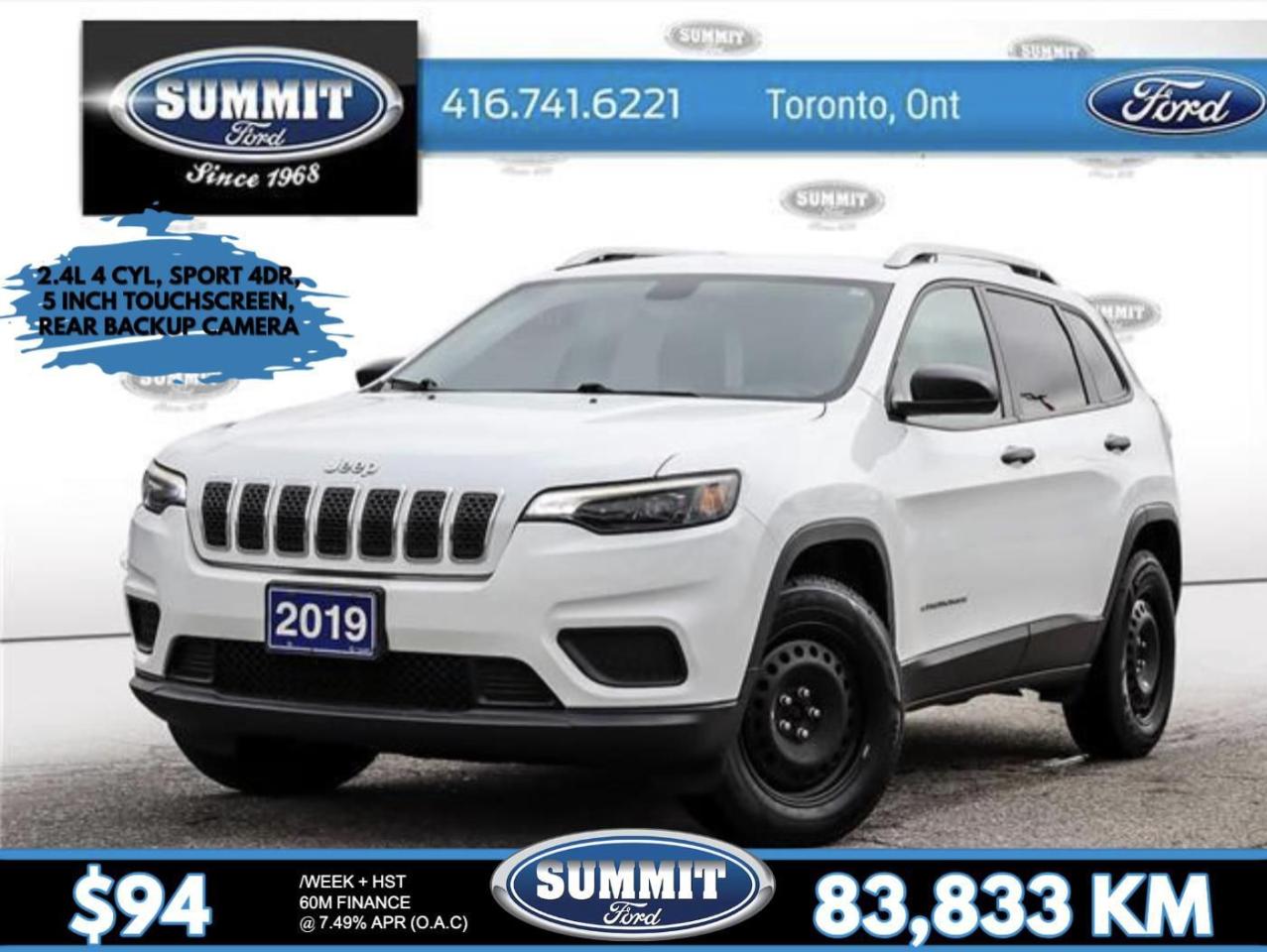 Used 2019 Jeep Cherokee Sport for sale in Etobicoke, ON