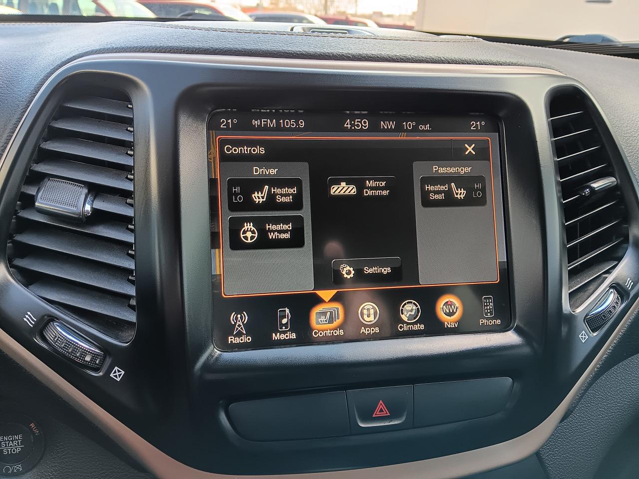 2017 Jeep Cherokee North 4X4, Remote, Nav, Htd Seats, BU Cam, Pwr Lif - Photo #20