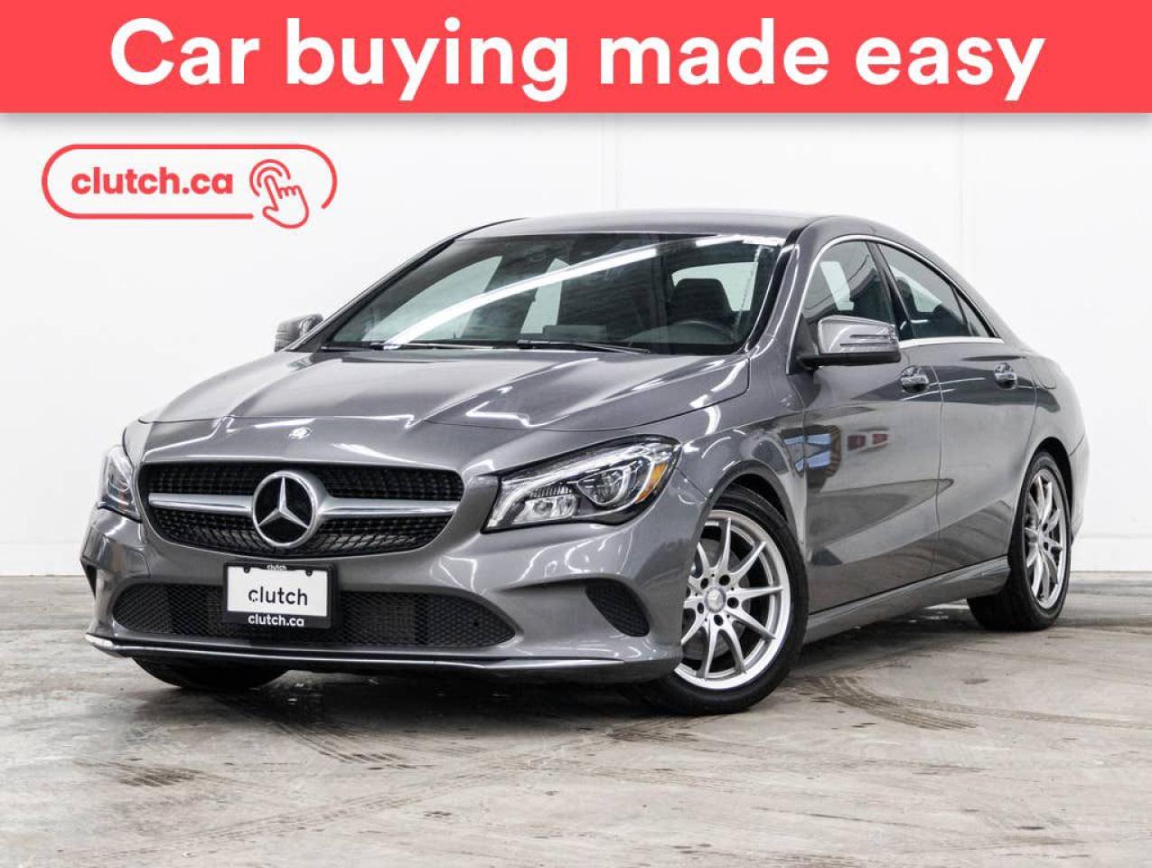 Used 2017 Mercedes-Benz CLA-Class 250 4Matic AWD w/Apple CarPlay, Heated Front Seats, Backup Cam for sale in Toronto, ON