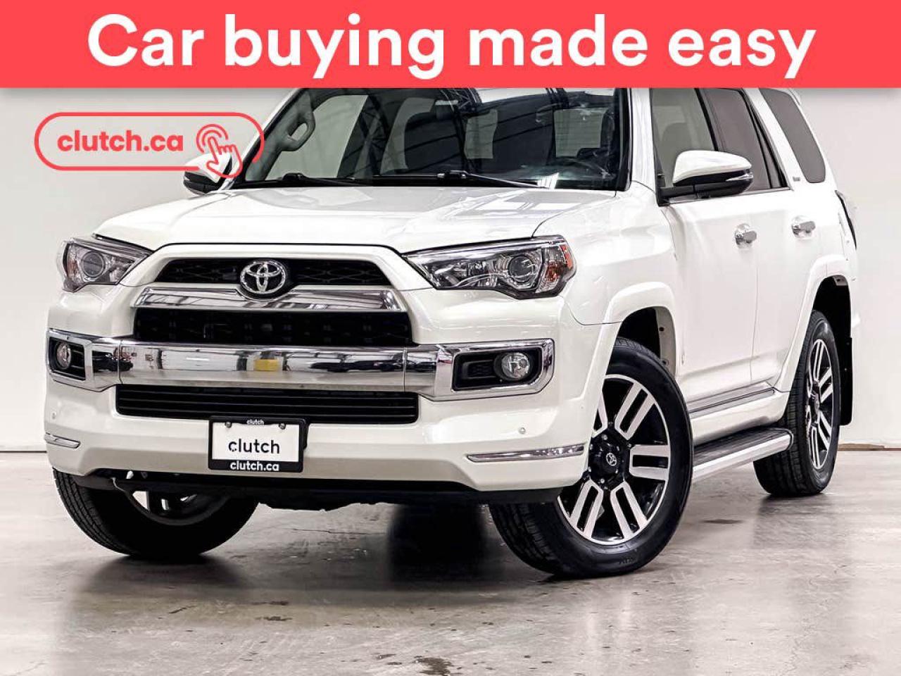 Used 2017 Toyota 4Runner SR5 4x4 w/ Limited Pkg. w/ Nav, Heated Front Seats, Rearview Cam for sale in Toronto, ON