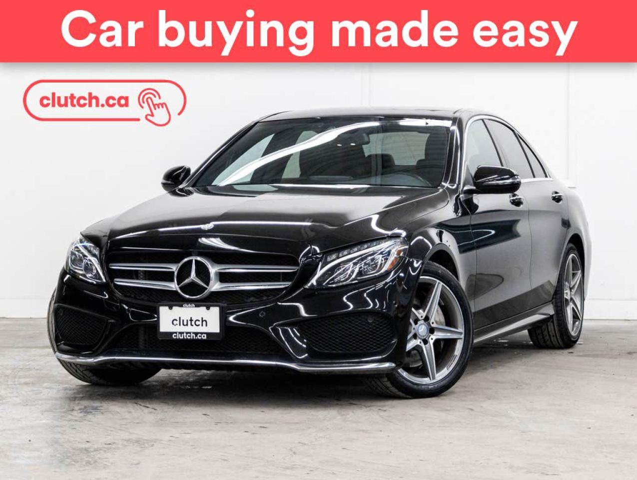 Used 2016 Mercedes-Benz C-Class C 300 4Matic AWD w/ Front Heated Seats, Rearview Cam, Nav for sale in Toronto, ON