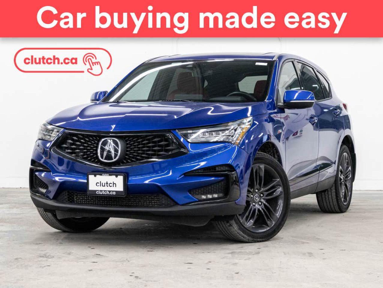 Used 2021 Acura RDX A-Spec SH-AWD w/Apple Carplay & Android Auto, Heated Front Seats, Backup Cam for sale in Toronto, ON