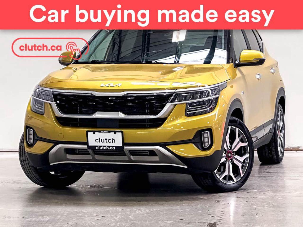 Used 2023 Kia Seltos SX Turbo AWD w/ Apple CarPlay, Heated Front Seats, Rearview Cam for sale in Toronto, ON