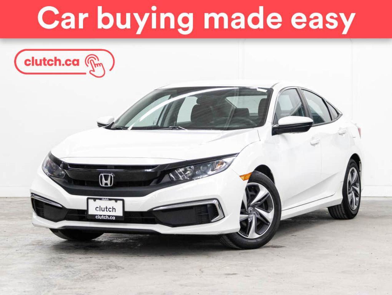 Used 2020 Honda Civic LX w/ Apple CarPlay & Android Auto, Rearview Cam, Heated Front Seats for sale in Toronto, ON