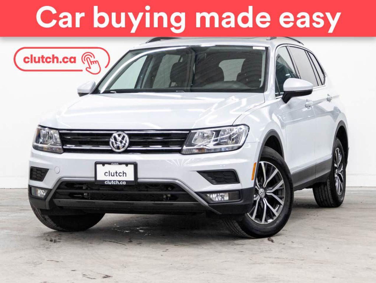 Used 2018 Volkswagen Tiguan Comfortline AWD w/ Navigation & Sunroof Pkg w/ Apple CarPlay & Android Auto, Rearview Cam, Nav for sale in Toronto, ON