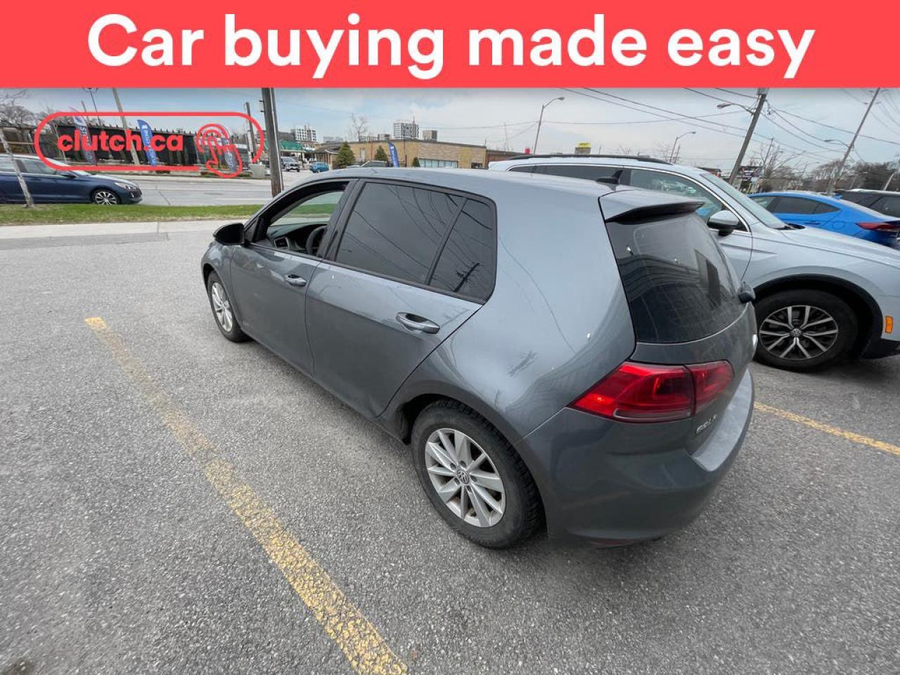Used 2016 Volkswagen Golf 1.8 TSI Trendline w/ Apple CarPlay & Android Auto, Heated Front Seats, Rearview Cam for sale in Toronto, ON