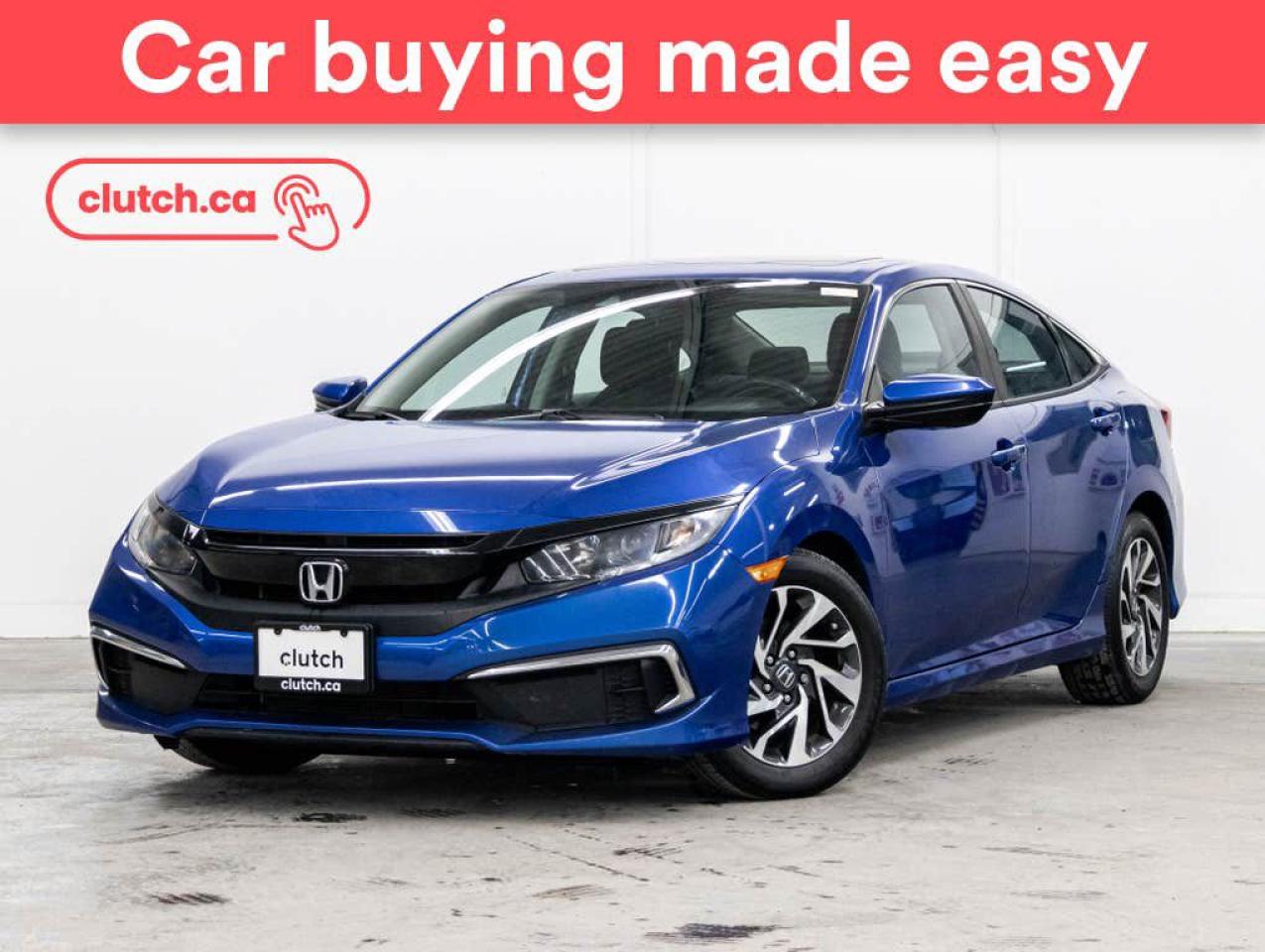 Used 2019 Honda Civic EX w/ Apple CarPlay & Android Auto, Rearview Cam, Power Moonroof for sale in Toronto, ON