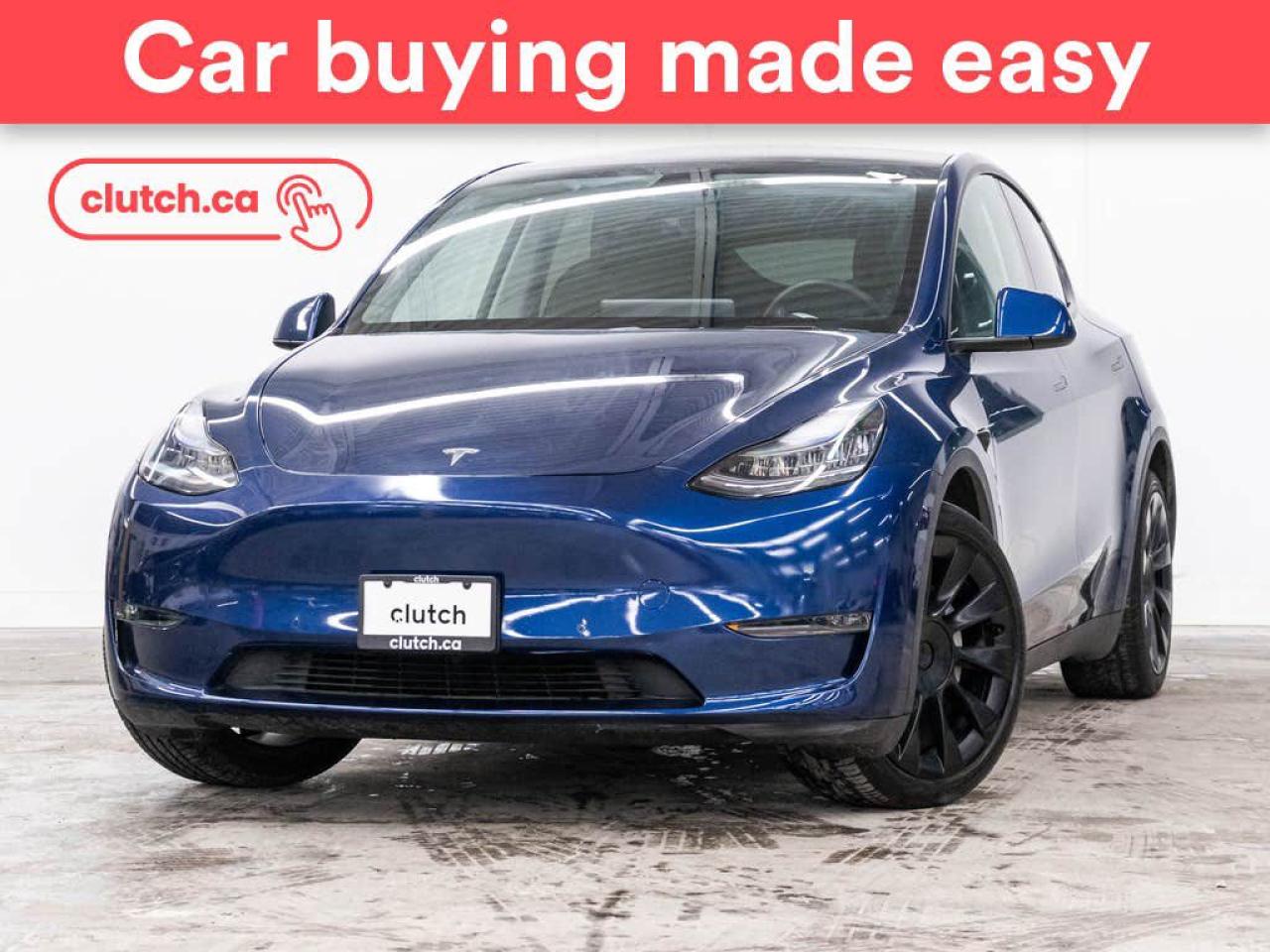 Used 2021 Tesla Model Y Long Range w/ Adaptive Cruise Control, Nav, Rearview Cam for sale in Toronto, ON