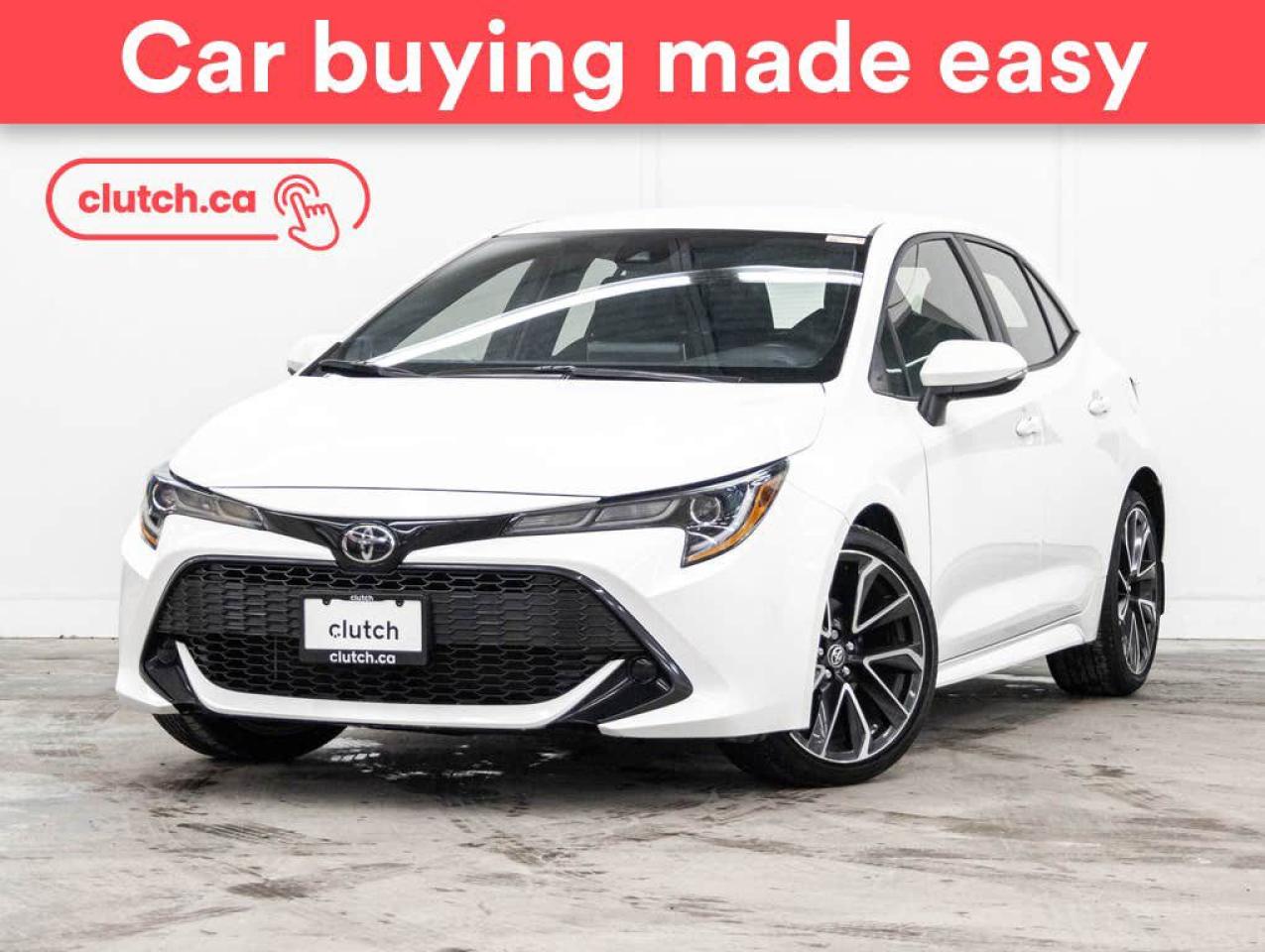 Used 2019 Toyota Corolla Hatchback S w/ Se Upgrade Pkg w/ Apple CarPlay, Rearview Cam, Wireless Charging for sale in Toronto, ON
