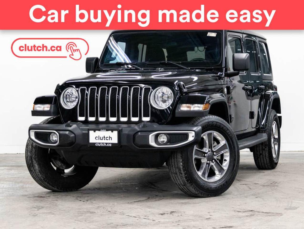 Used 2021 Jeep Wrangler Unlimited Sahara w/ Apple CarPlay & Android Auto, Rearview Cam, Cruise Control for sale in Toronto, ON