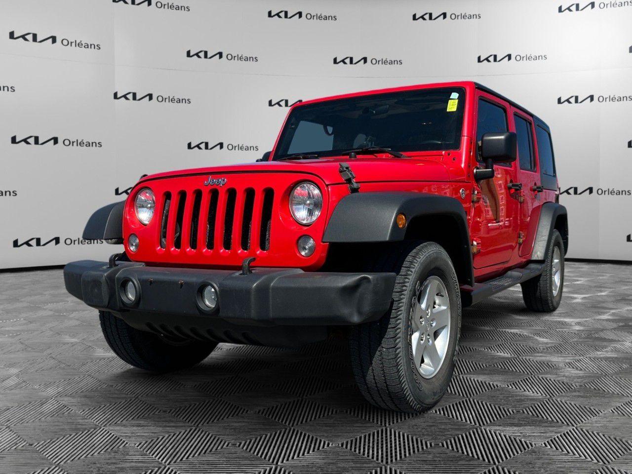 Used 2015 Jeep Wrangler Unlimited 4WD 4dr Sport for sale in Orleans, ON