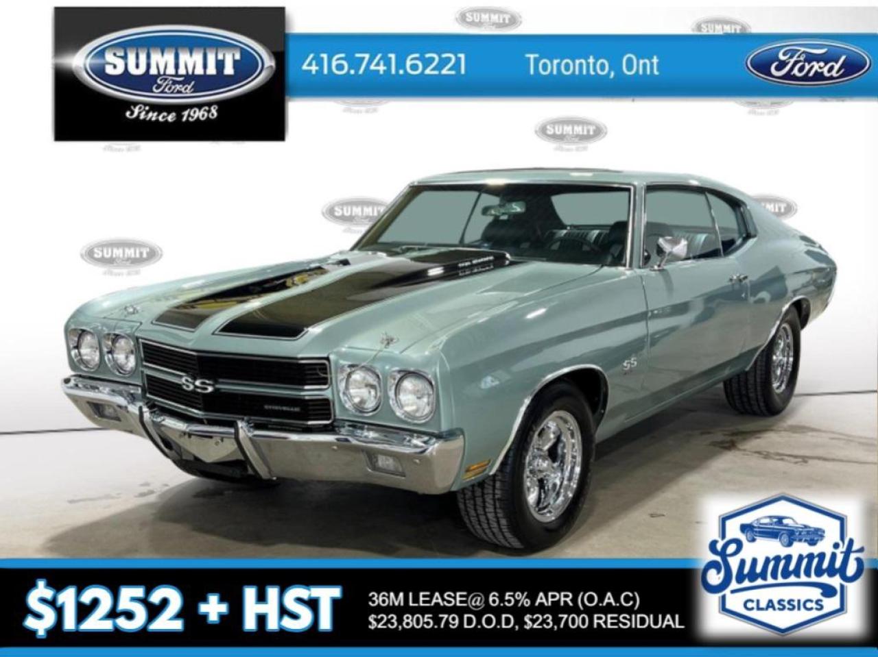 Used 1970 Chevrolet Chevelle SS | 454 V8 | Manual | 12 Bolt Rear End for sale in Etobicoke, ON