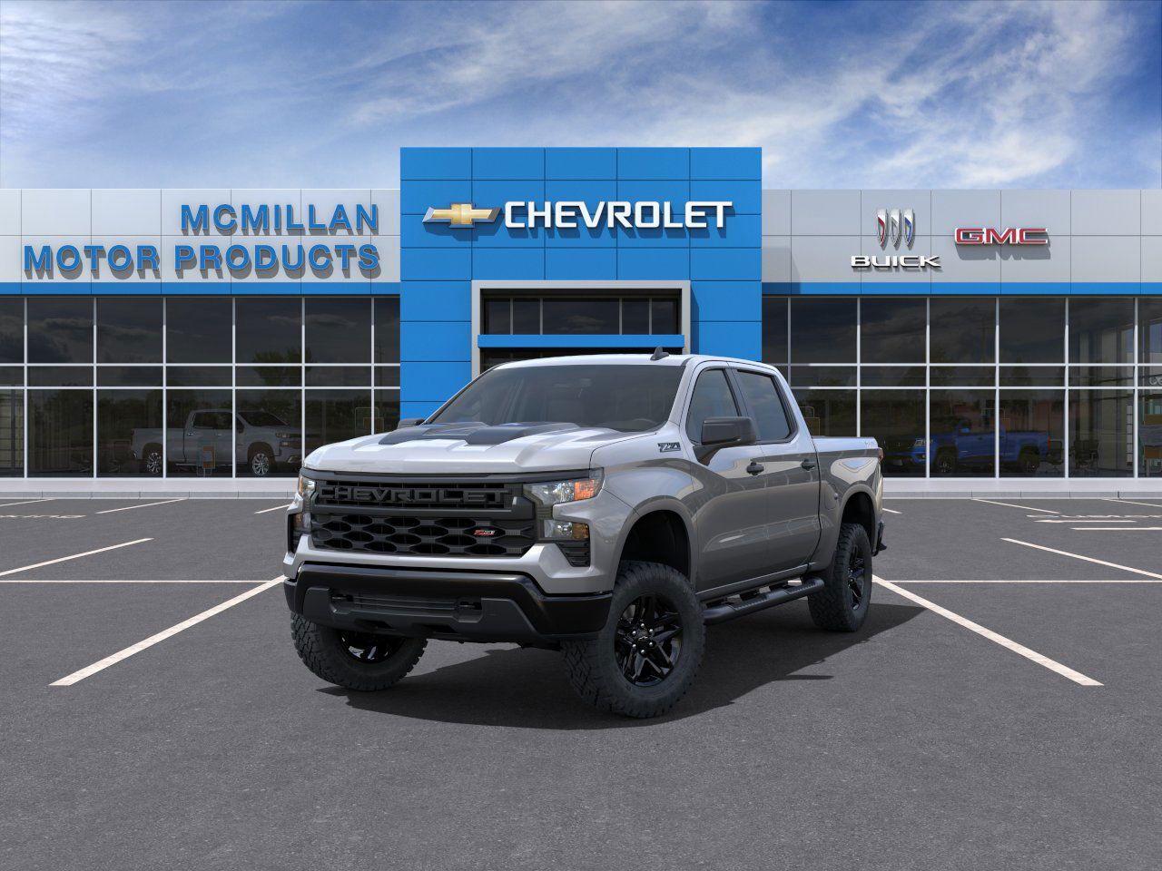 New 2025 Chevrolet Silverado 1500 4WD Crew Cab 147  Custom Trail Boss for sale in Kipling, SK