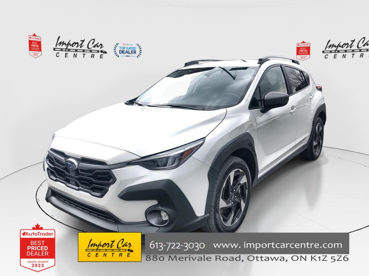 Used 2024 Subaru XV Crosstrek Limited LIMITED, EYESIGHT, LEATHER, HK SOUND, BLIS for sale in Ottawa, ON