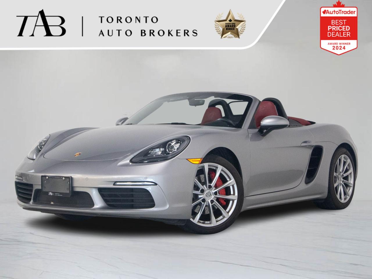 Used 2017 Porsche Boxster 718 ROADSTER S | CONVERTIBLE | RED SOFT TOP | LOW KM for sale in Vaughan, ON