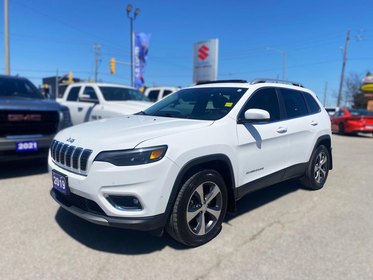 Used 2019 Jeep Cherokee Limited 4x4 ~Nav ~Camera ~Leather ~Panoramic Roof for sale in Barrie, ON