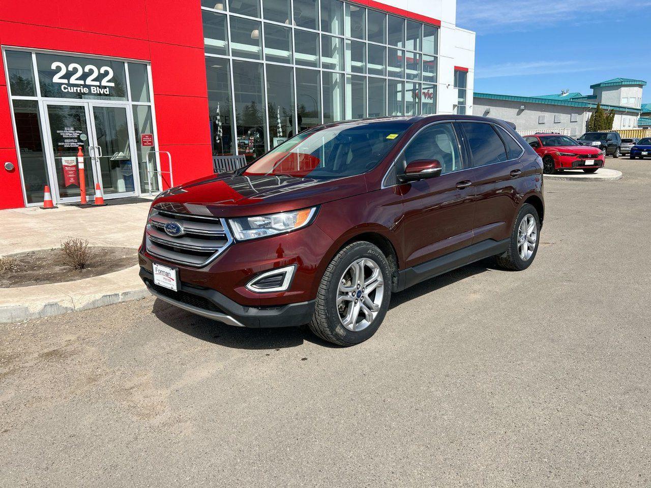 Used 2015 Ford Edge Titanium AWD|Htd.&CooledSeats|Rmt.Start|Sync for sale in Brandon, MB