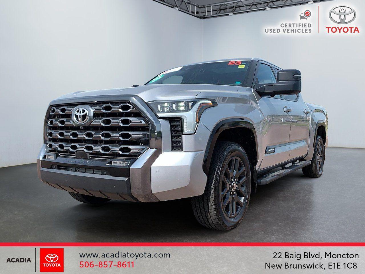 Used 2023 Toyota Tundra Platinum for sale in Moncton, NB