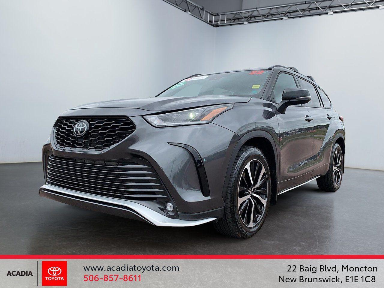 Used 2022 Toyota Highlander XSE for sale in Moncton, NB