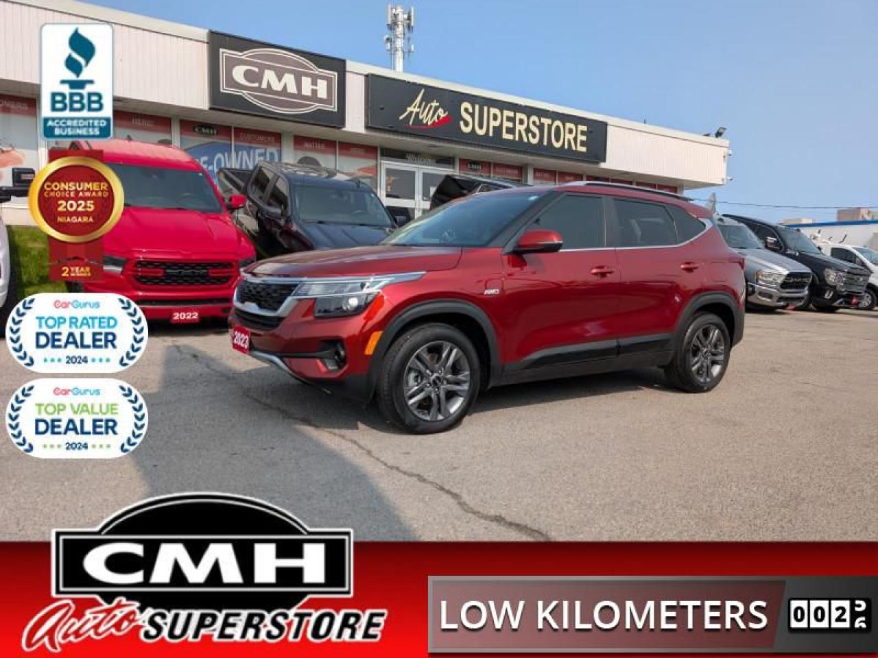 2023 Kia Seltos EX  **LOW KMS - LEATHER - SUNROOF**