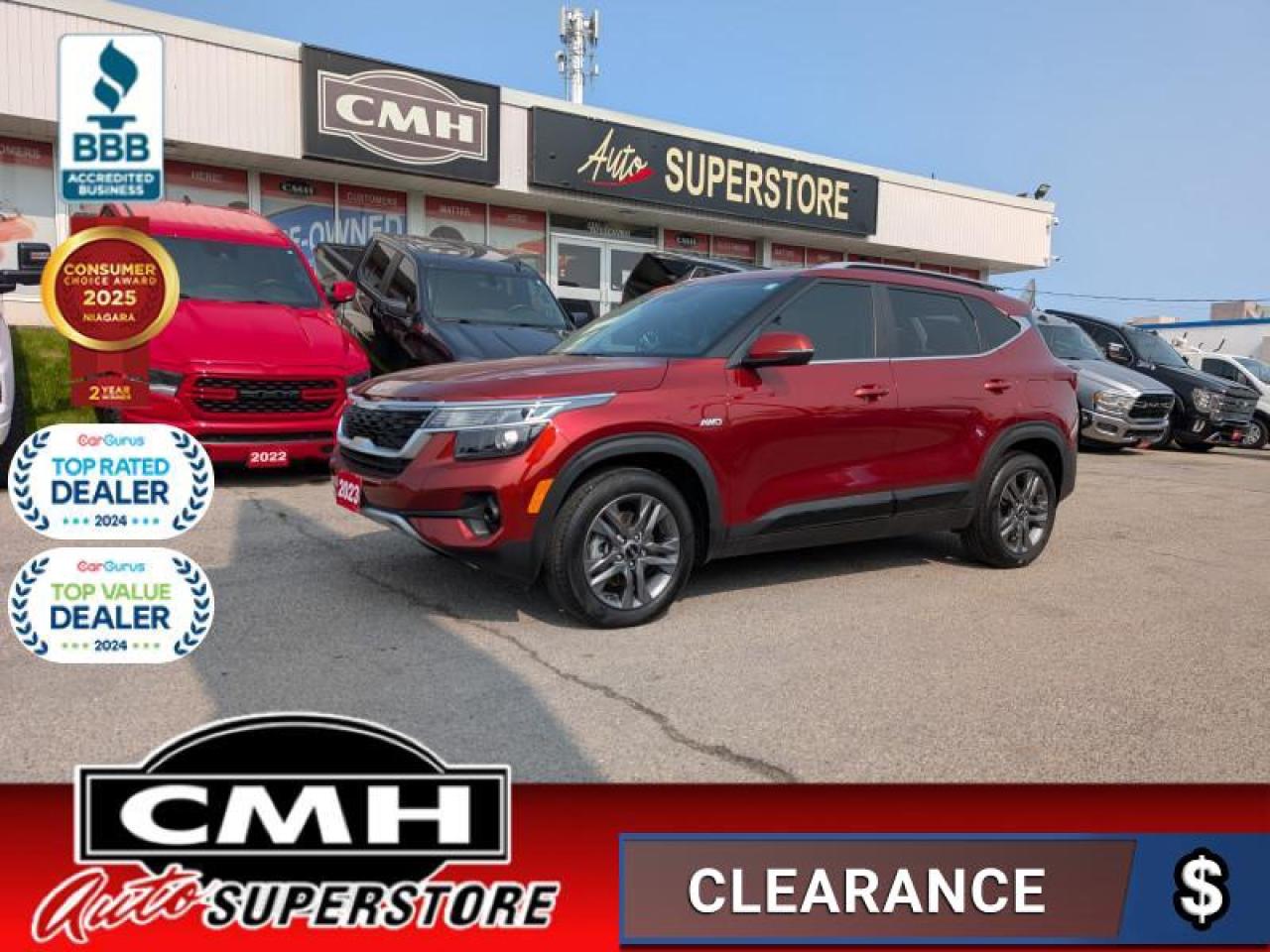 2023 Kia Seltos EX  **LOW KMS - LEATHER - SUNROOF**