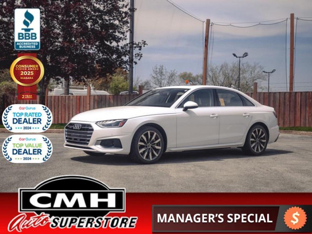2023 Audi A4 Sedan Komfort 45 TFSI quattro  **PANO ROOF**