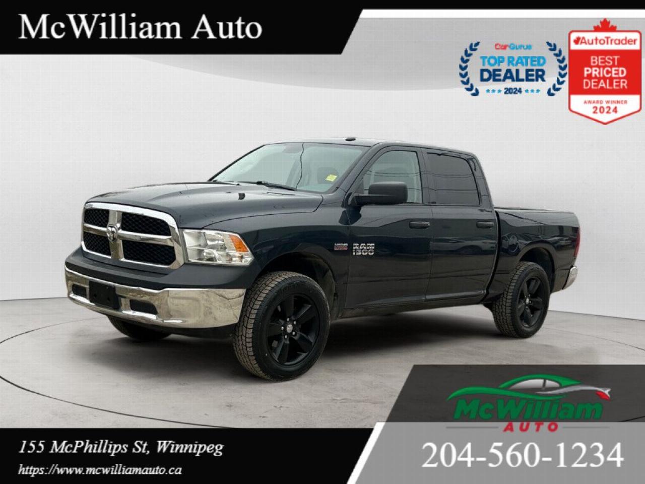 Used 2018 RAM 1500 ST Crew Cab |ZERO ACCIDENTS | BACK UP CAM| for sale in Winnipeg, MB