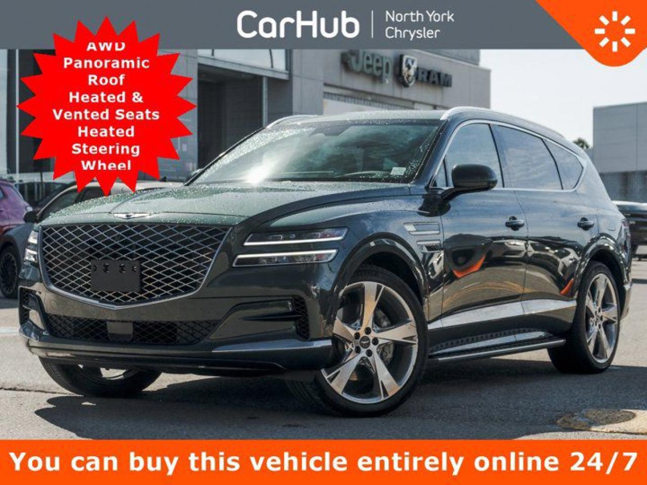 Used 2021 Genesis GV80 3.5T Prestige AWD Panoroof Heated Vented Seats Heated Steering Wheel for sale in Thornhill, ON