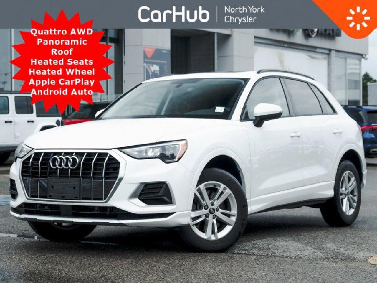 Used 2022 Audi Q3 Komfort Quattro Panoroof Heated Seats Heated Wheel Apple CarPlay for sale in Thornhill, ON