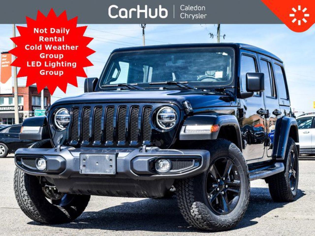 Used 2022 Jeep Wrangler Unlimited Sahara Altitude Sky OneTouch power top for sale in Bolton, ON