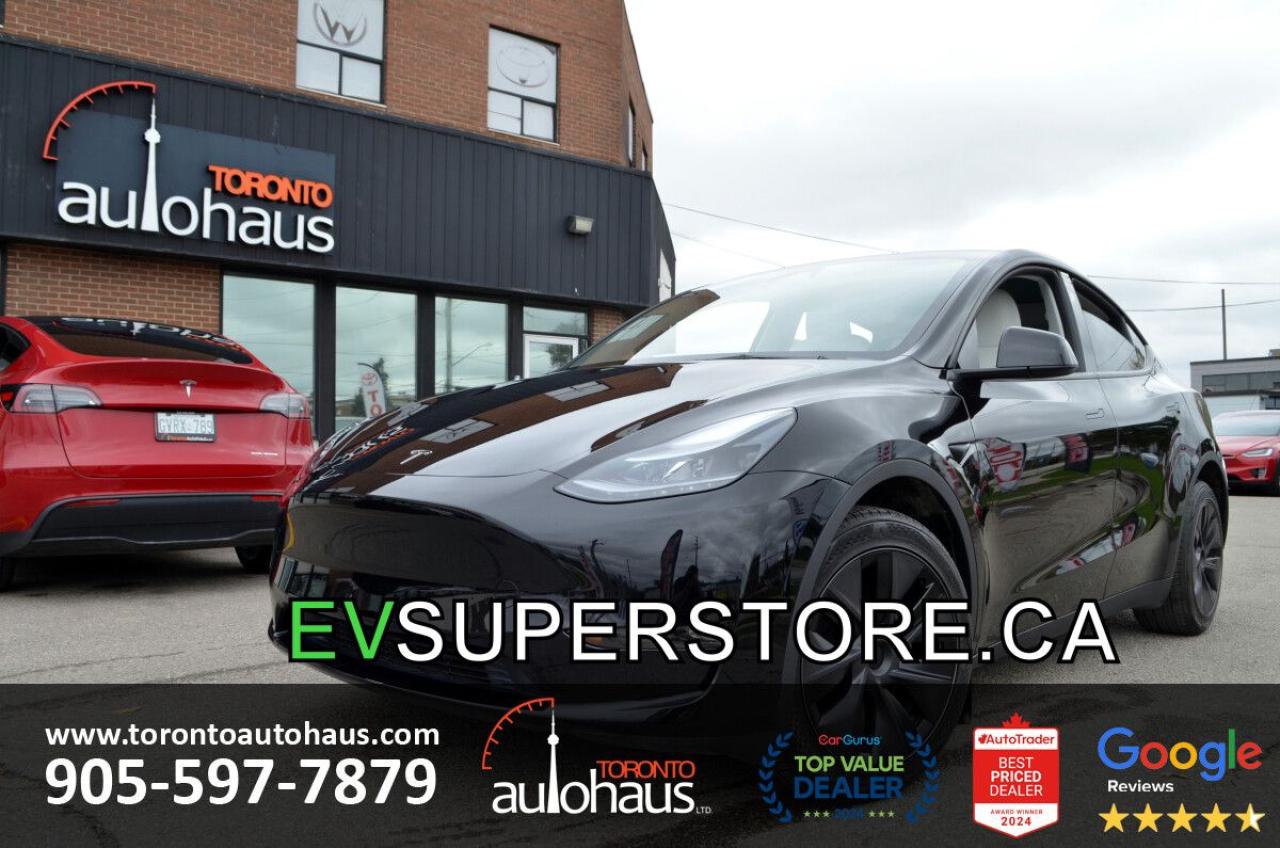 Used 2025 Tesla Model Y LR AWD I WHITE INT. I OVER 100 IN STOCK for sale in Concord, ON