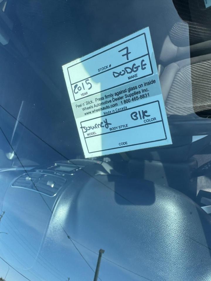 2015 Dodge Journey SXT, ALLOYS, 7 PASSENGER, ONLY 173KMS, CERTIFIED - Photo #9