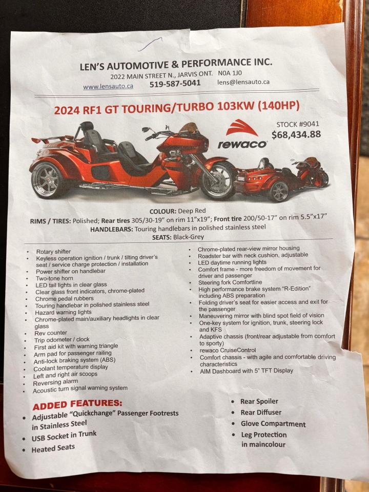 2024 Rewaco RF1 GT Trade Ins Accepted, Financing Available
