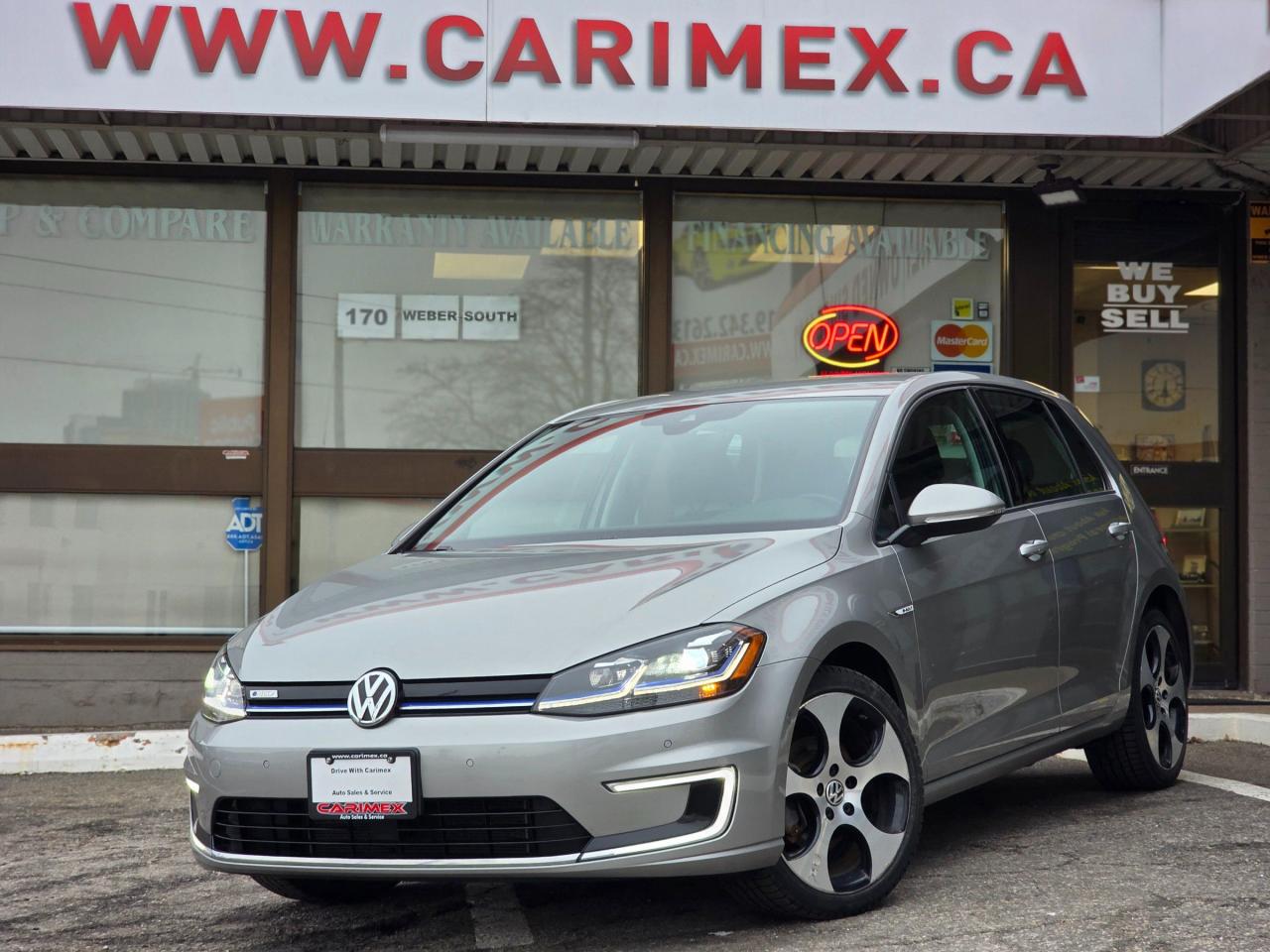 Used 2018 Volkswagen Golf e-Golf Comfortline Navi | Leather | Sunroof | Backup Camera | Apple Car Play | Android Auto for sale in Waterloo, ON