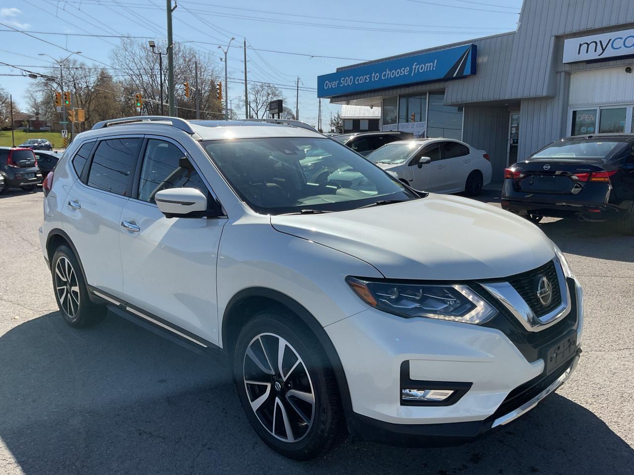 Used 2018 Nissan Rogue 2.5L SL AWD!!!   SUNROOF. HEATED SEATS. LEATHER. NAV. BACKUP CAM. BLUETOOTH. A/C. CRUISE. PWR GROUP. for sale in Kingston, ON