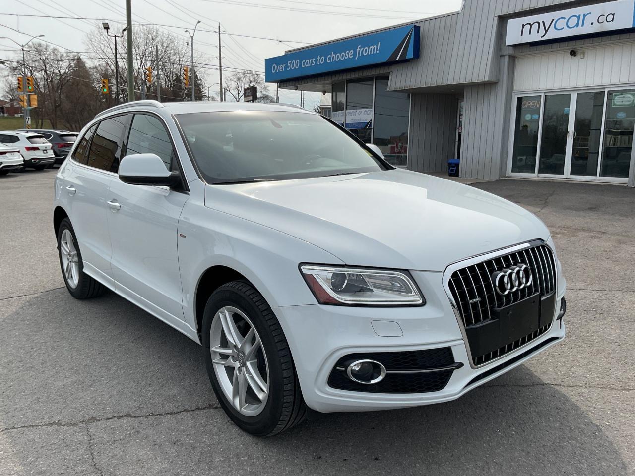 Used 2015 Audi Q5 2.0T Technik 2L TECHNIK AWD!!!!!  SUNROOF. HEATED SEATS. LEATHER. NAV.  BACKUP CAM. BLUETOOTH. A/C. CRUISE. PWR G for sale in Kingston, ON