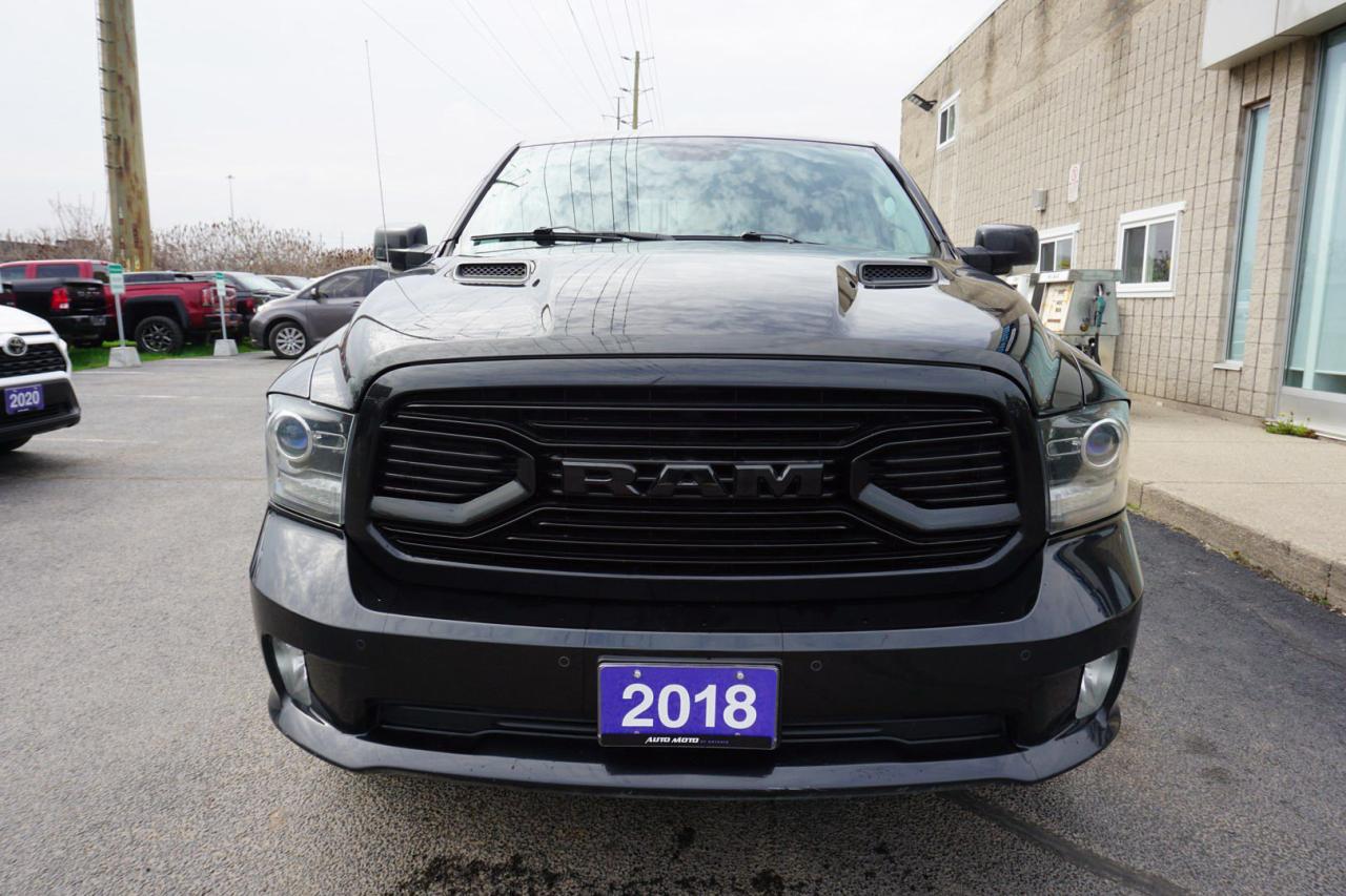 2018 RAM 1500 5.7L V8 SPORT CREW 4WD CERTIFIED *DODGE MAINTAIN* CAMERA NAV BLUETOOTH LEATHER HEATED SEATS SUNROOF CRUISE ALLOYS - Photo #2